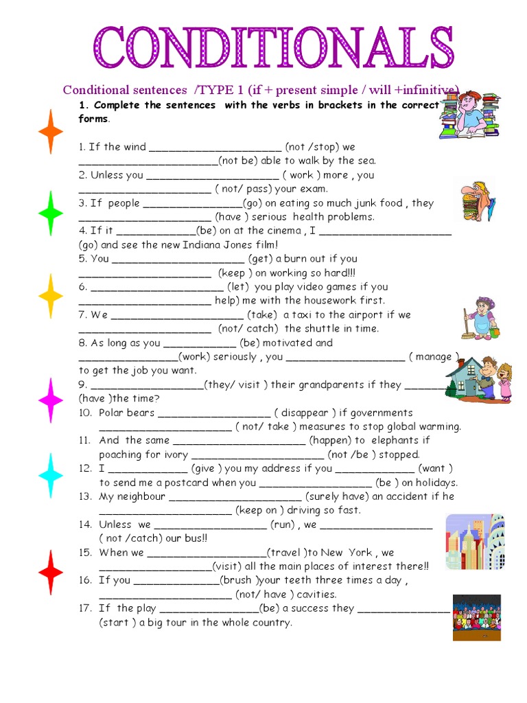 Conditionals 1 2 3 Practice On 3 Pages Grammar Drills - 78008 | PDF ...