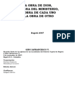 La Obra de Dios La Obra Del Ministerio La Obra de Cada Uno