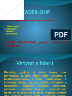 Erion Kristo Lidershipi Llojet e Liderave