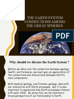 THE EARTH SYSTEM: INTERCONNECTED SPHERES