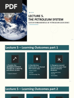 Lecture 5 - Petroleum Systems