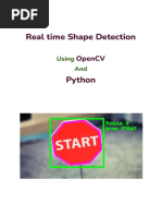 Real Time Shape Detection