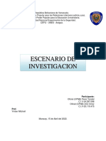 4-Descripcion Del Escenario de Investigacion Informe