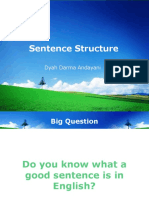 Sentence Structure