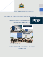 Policía comunitaria: procesos, perfil del policía y modelo de gestión