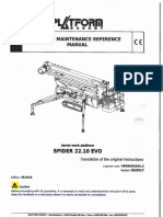 Platform Basket - 22.10EVO - Service - Manual