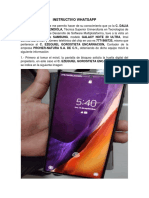 Instructivo Whatsapp Bueno