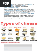 Cheese and Breads