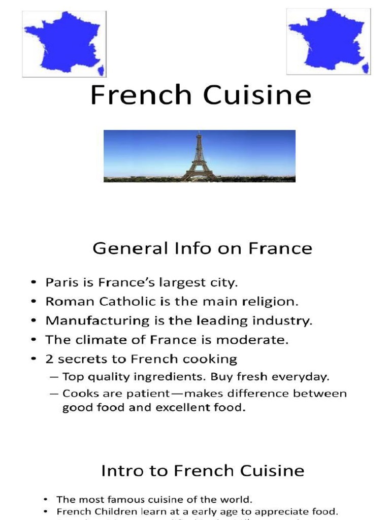 French Cuisine PDF