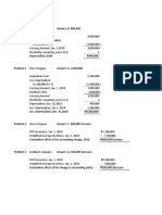 Accounting Changes Problems