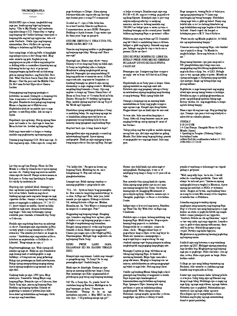 Prom Di Manila | PDF