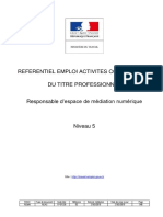 Référentiel Activités Compétences Evaluation TPREMN