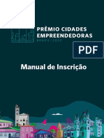 Manual de Inscrição - Prêmio Cidades Empreendedoras 2022