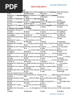 Test Unit 12 Destination B1 | PDF