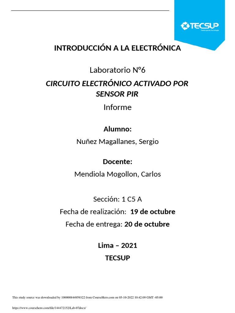 Lab 07 | PDF | Transistor | Diodo emisor de luz