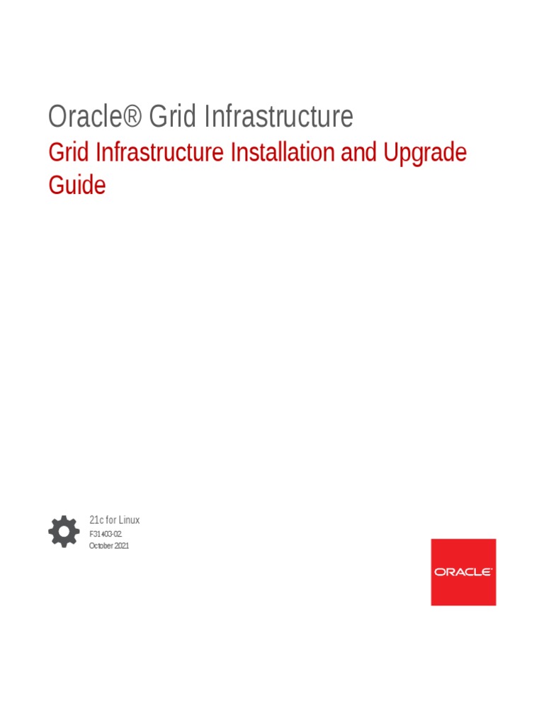 Grid Infrastructure Installation and Upgrade Guide Linux PDF Ip