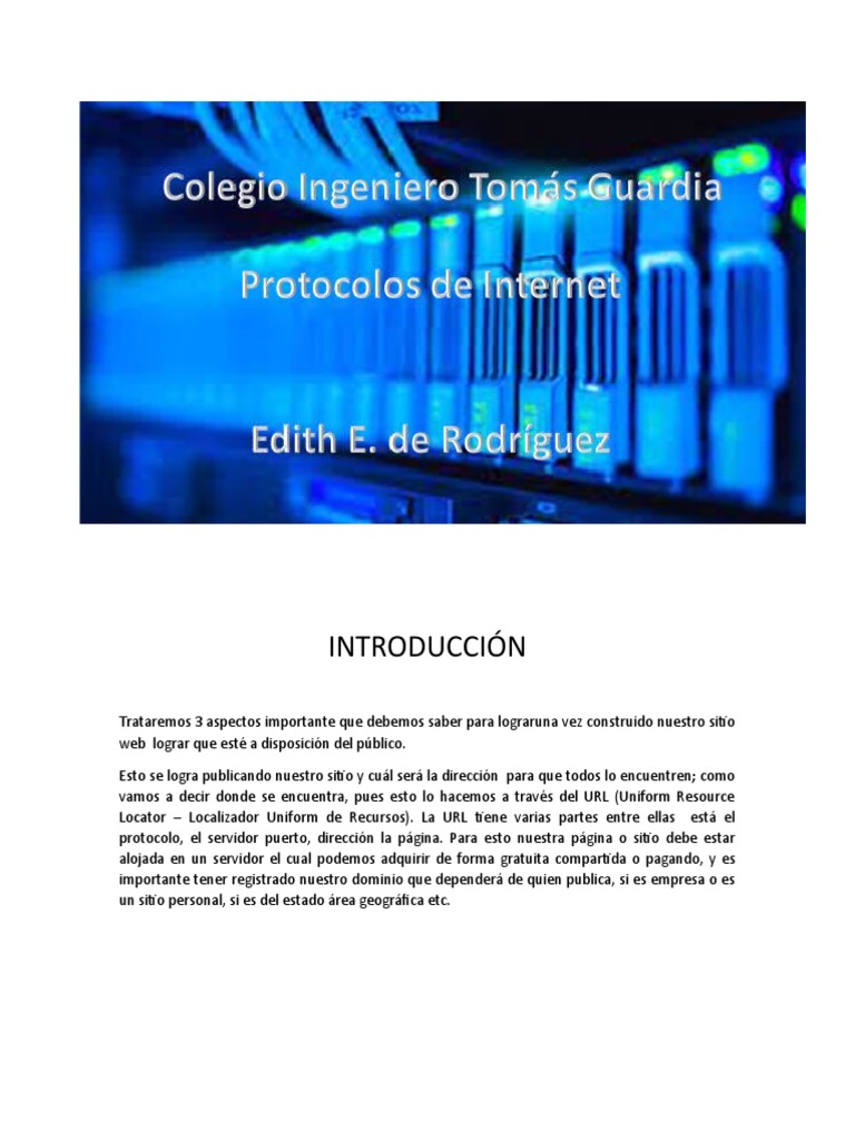 Protocolos de PDF ciberespacio Desarrollo web