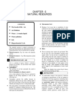 Natural Resources Chapter Summary