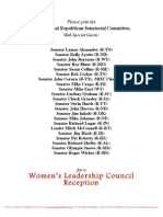 Women's Leadership Council Reception
