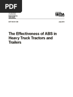 Effectiveness of ABS in Heavy Truck Tractors & Trailers