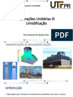 Umidificação e Desumidificação