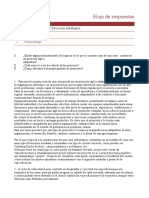 1-Dirección Estrategica. Hoja de Respuestas