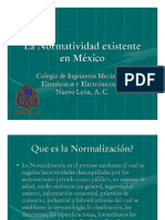 Normalizacion en Mexico