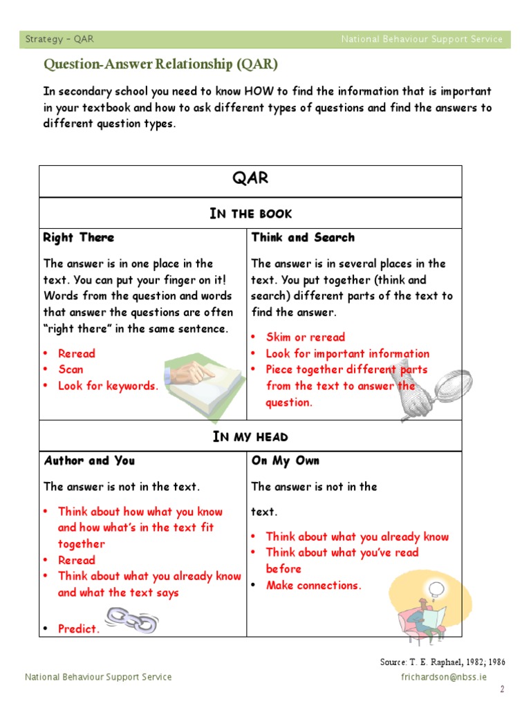 QAR Summary | PDF | Career & Growth | Language Arts & Discipline