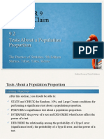 Testing Claims About Population Proportions