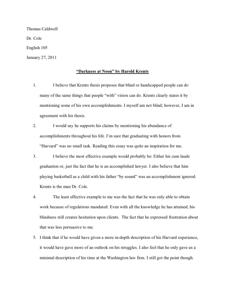 Darkness at noon revision notes essay image