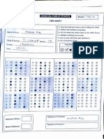 Chemistry Omr Sheet