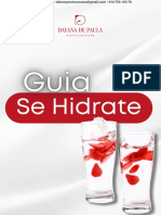 Guia Hidratação Receitas Águas Saborizadas