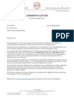 (AUS) UG Admission Letter 1.0.6