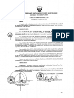 RESOLUCION #358-2022-CU Reglamento Academico-Unprg