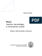 Víctor Carranza - Perú - Ciencia, Tecnología e Innovación Social. Hechos, Redes de Poder y Discursos-Universidad Nacional de Ingeniería (UNI) (2015)