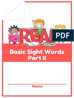 Basic Sight Words Part 2