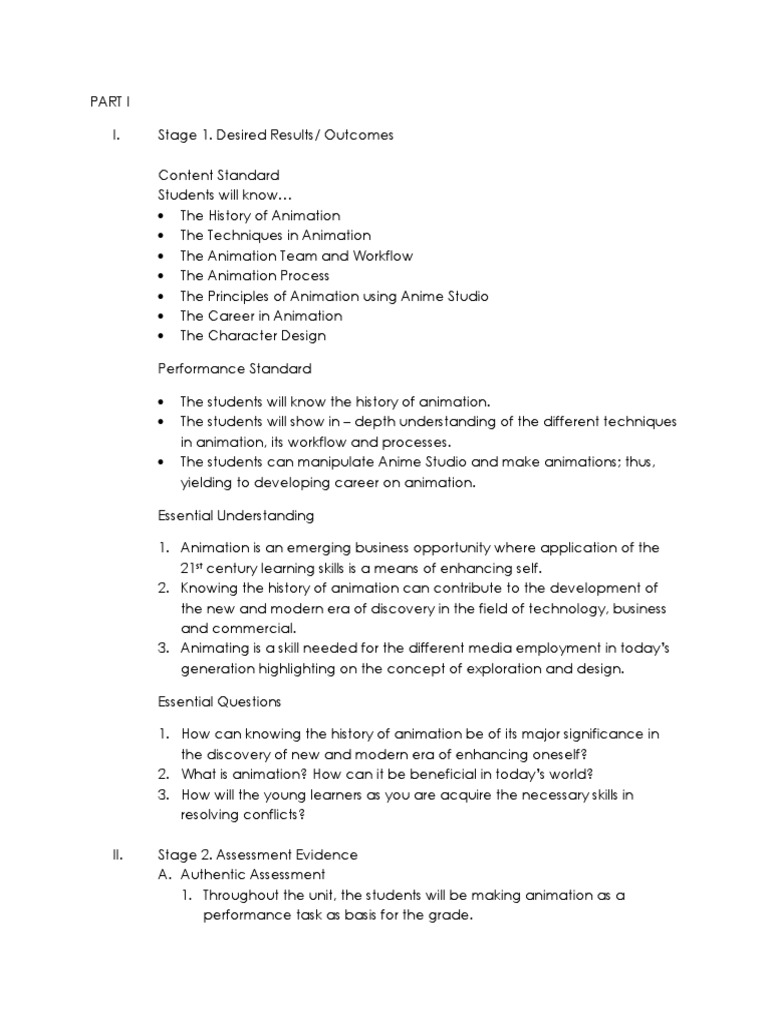 Animation LP | PDF | Animation | Learning