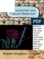 Ethnocentrism and Cultural Relativism