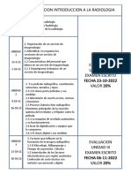 Plan de Evaluacion Int, A La Radiologia PDF