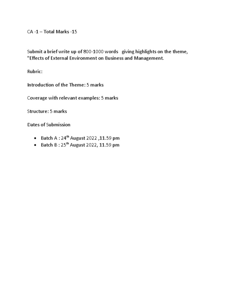 Ca 1 | PDF