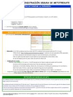 Protocolo de Administracion Segura de Metotrexate