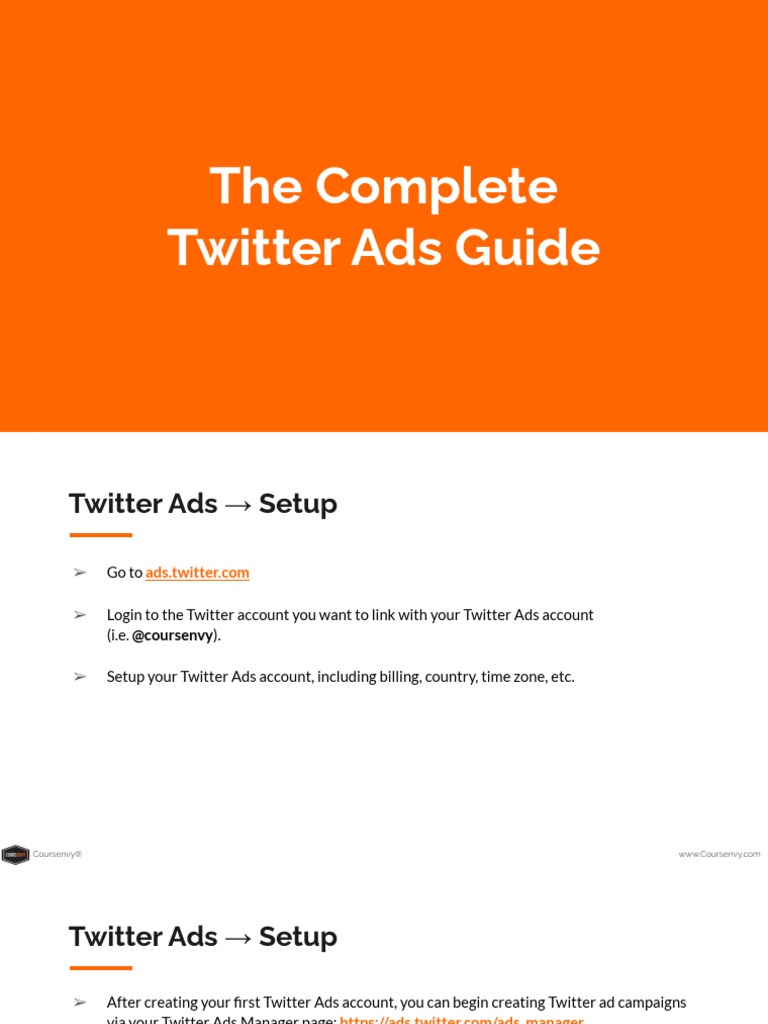 46 - The Complete Twitter Ads Guide 9121 | PDF | Mobile App | Websites