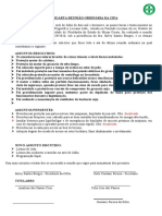 Quarta reunião CIPA frigorífico