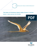 Australian Field Ornithology Review of Birds on Christmas Island