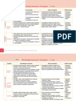 Planificação semestral de acordo com as Aprendizagens Essenciais_ Português