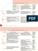 Planificação Semestral de Acordo Com As Aprendizagens Essenciais - Português