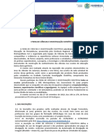 Regulamento Feira de Ciências e Investigação Científica