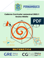 Caderno das Aprendizagens - Ensino Médio - Matemática