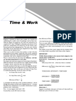 TIME and Work PDF