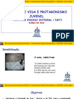 Slides Formao Projeto Vida e Protagonismo Juvenil